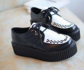 Creeper preto com branco